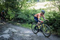 rolling over the gravel roads of Flanders at the 3rd UCI Gravel World Championships 2024 - Flanders (BEL)©kramon