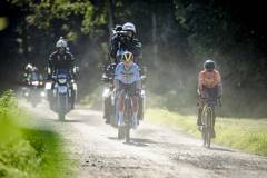 rolling over the gravel roads of Flanders at the 3rd UCI Gravel World Championships 2024 - Flanders (BEL)©kramon