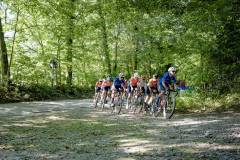 rolling through Haller Bos (Haller Forest) at the 3rd UCI Gravel World Championships 2024 - Flanders (BEL)©kramon