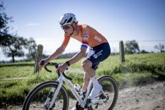 Mathieu VAN DER POEL (NED/Alpecin-Deceuninck) racing the Elite Men’s race at the 3rd UCI Gravel World Championships 2024 - Flanders (BEL)©kramon