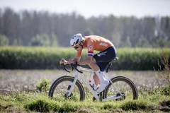 Mathieu VAN DER POEL (NED/Alpecin-Deceuninck) racing the Elite Men’s race at the 3rd UCI Gravel World Championships 2024 - Flanders (BEL)©kramon
