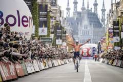 Mathieu VAN DER POEL (NED/Alpecin-Deceuninck) crowns himself World Champion in the Elite Men’s race at the 3rd UCI Gravel World Championships 2024 - Flanders (BEL)©kramon